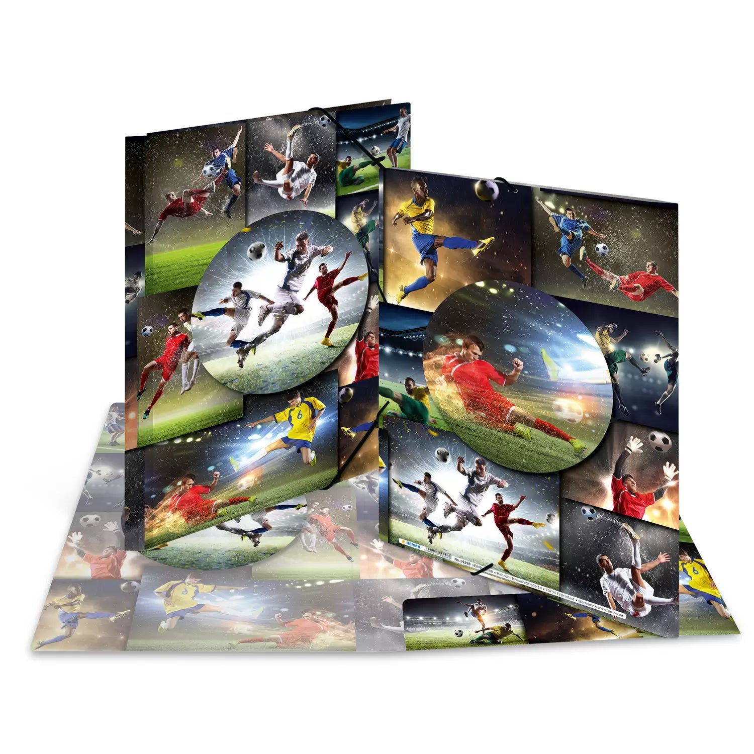 HERMA Sammelmappe für A4, Karton, mehrfarbig, mit Gummizug