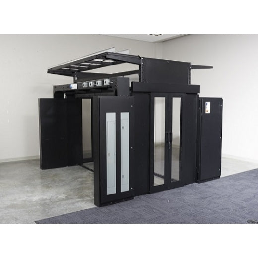 APC HyperPod Rahmen – Schiene zur Einstellung der Rahmenbreite, 77 × 72 × 1366 mm, Schwarz, für HyperPod