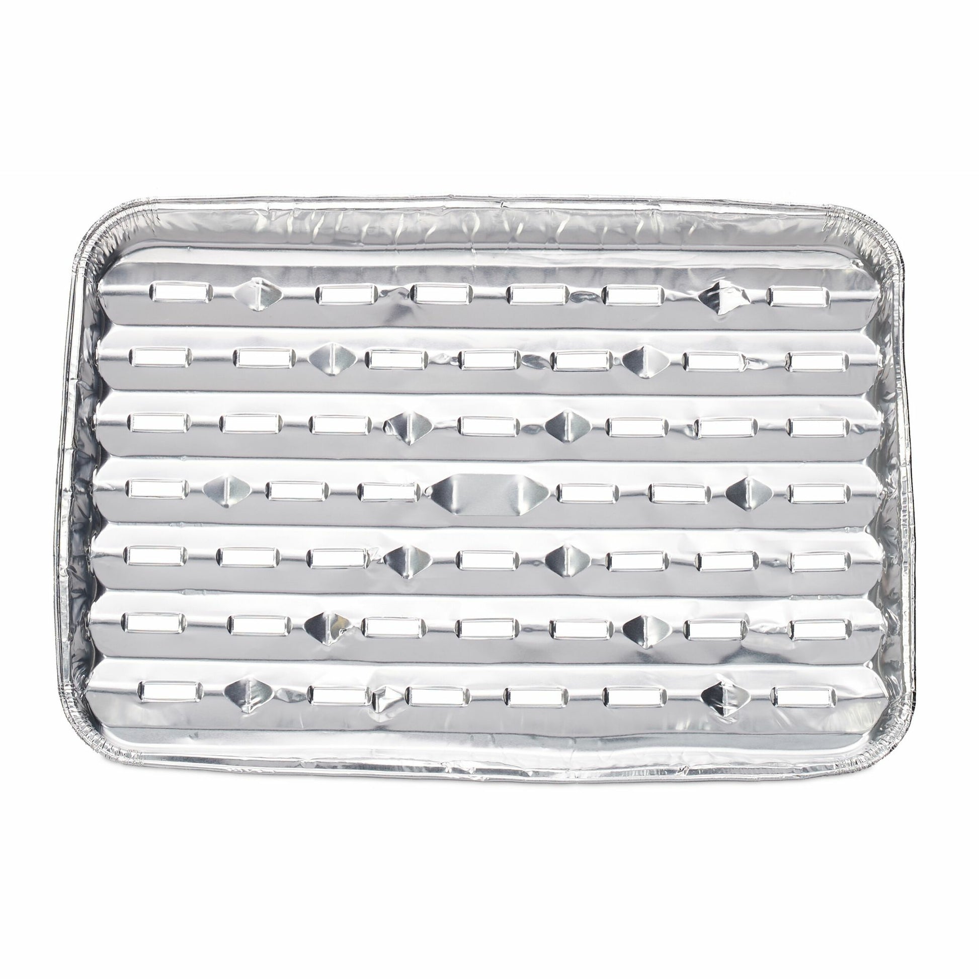 Relaxdays Schale/Schüssel, Aluminium, rechteckig – 340 × 220 × 30 mm, Silber – 25 Stk.