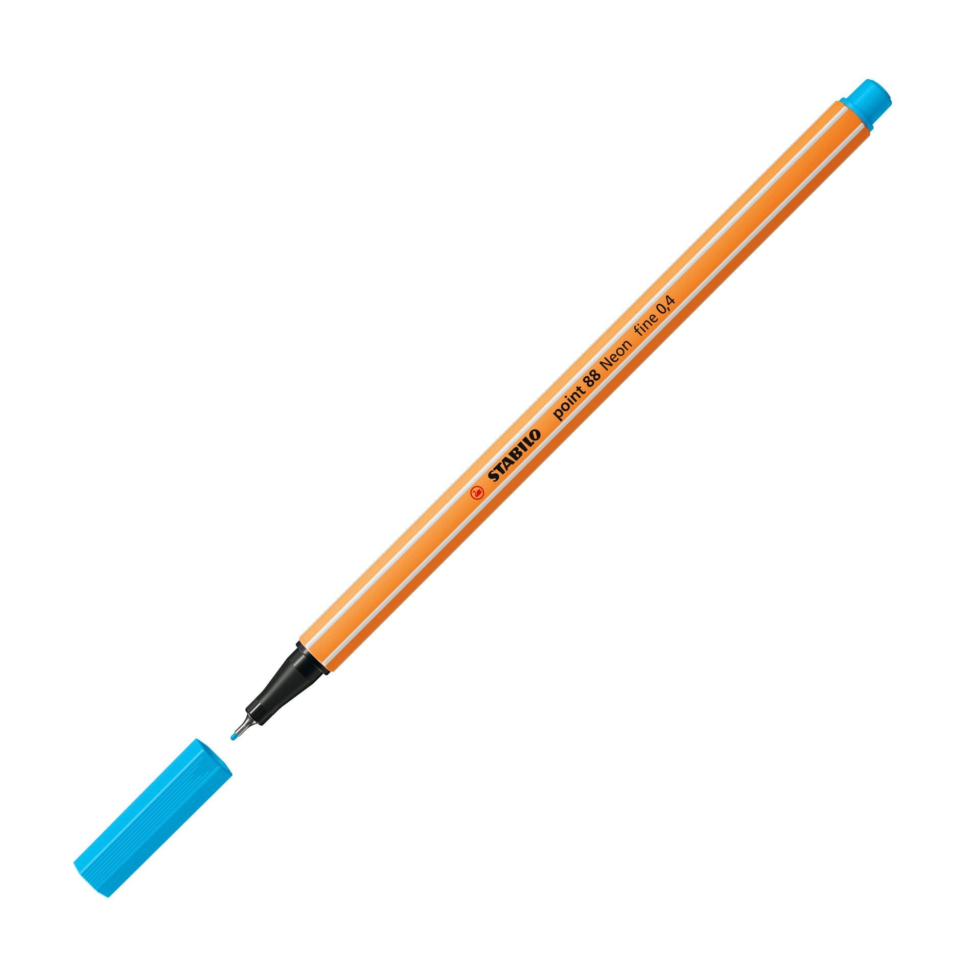 STABILO Point 88 Fineliner 0,4 mm – neonblau