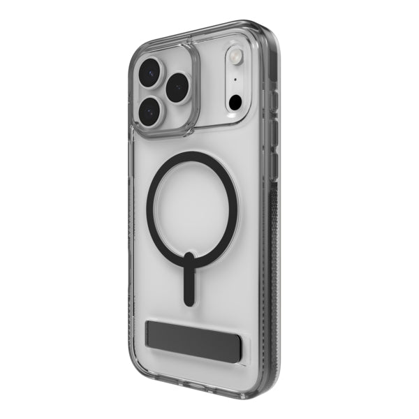 ZAGG Santa Cruz Snap – Backcover – für Apple iPhone 17 Pro Max, Schwarz/Transparent, bis 4 m Sturzsicher