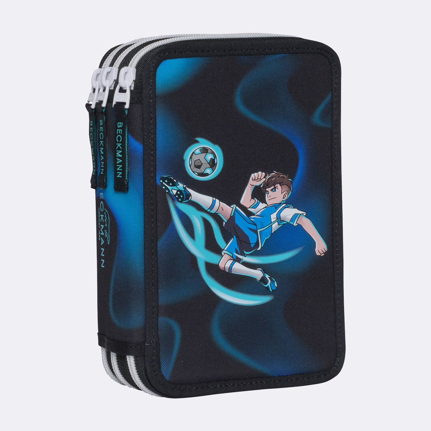 Beckmann Classic 1st Triple Etui, gefüllt, 27-teilig – Magic League – Kunststoff – 13 × 20,5 × 7 cm