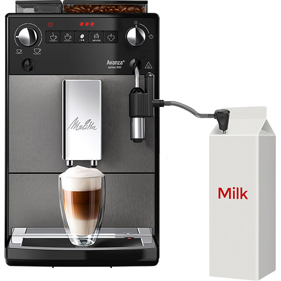 Melitta Milchlanze, Edelstahl – für Kaffeevollautomaten, 22236.0