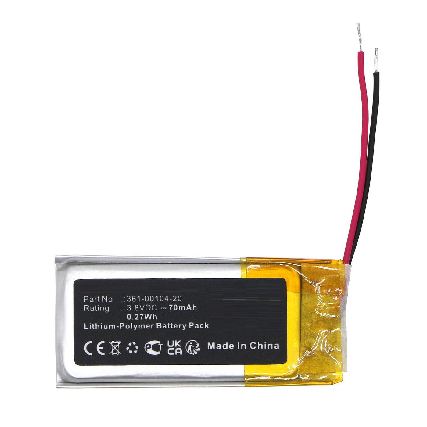 CoreParts Akku – Schwarz, für Garmin Forerunner 45