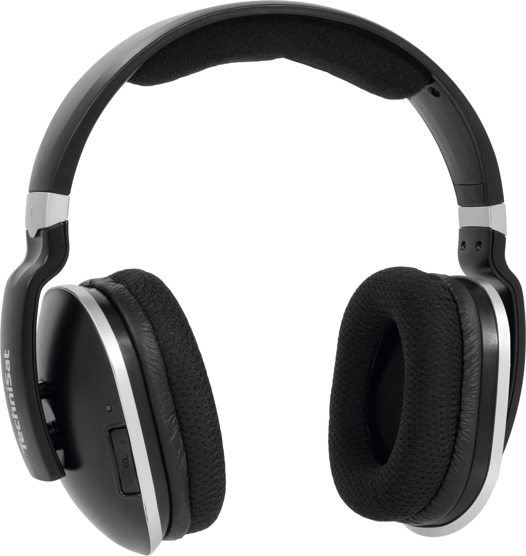TechniSat Stereoman 2 V2 On-Ear Kopfhörer – Stereo, Kabellos (2,4 GHz), mit Ladestation, Schwarz