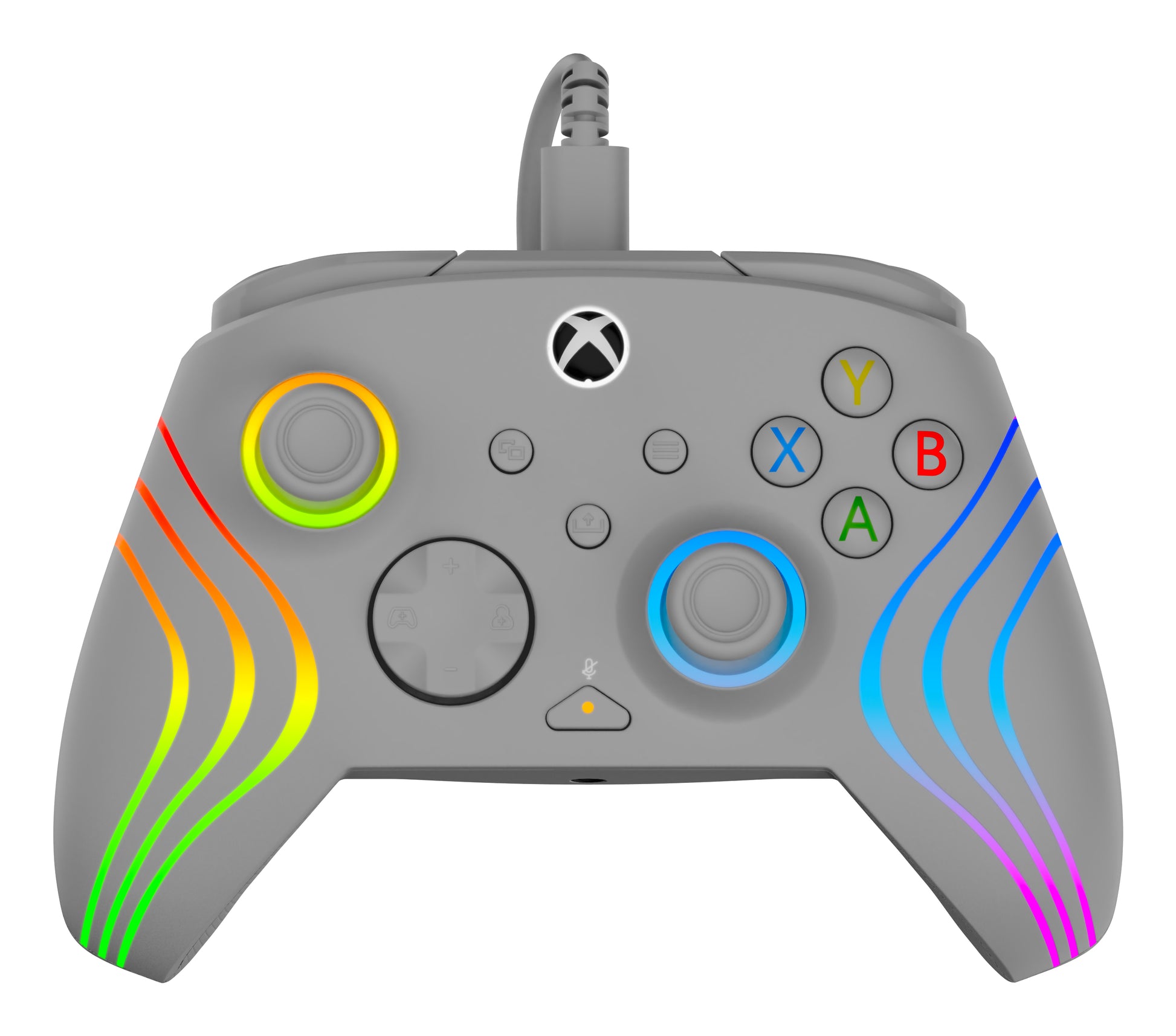 Turtle Beach Afterglow Wave – Gamepad – USB (USB-C), RGB, Hall-Effekt-Trigger – für Xbox & PC, Grau