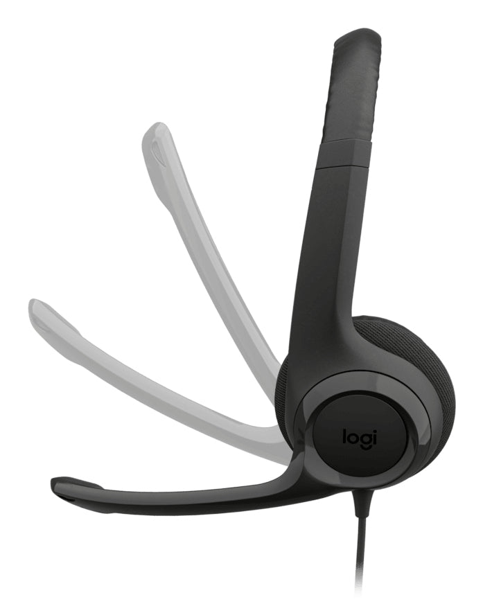 Logitech H390 – Duo Headset – USB-C – Schwarz