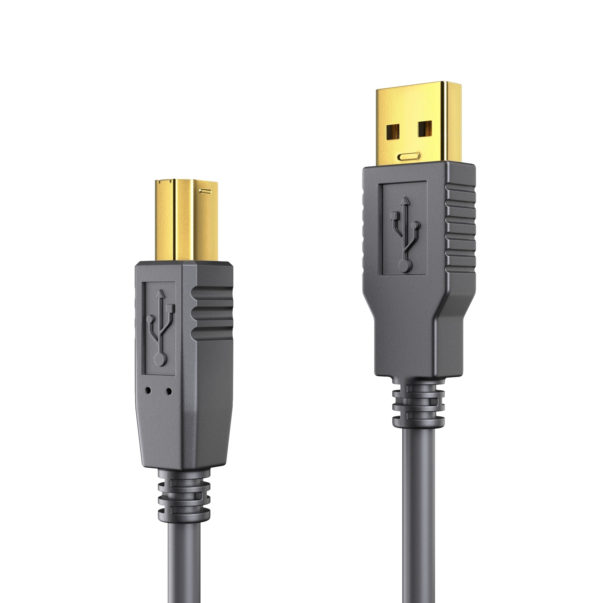 PureLink USB-Kabel, USB-A zu USB-B, 20 m, USB 2.0, Lade-/Datenkabel