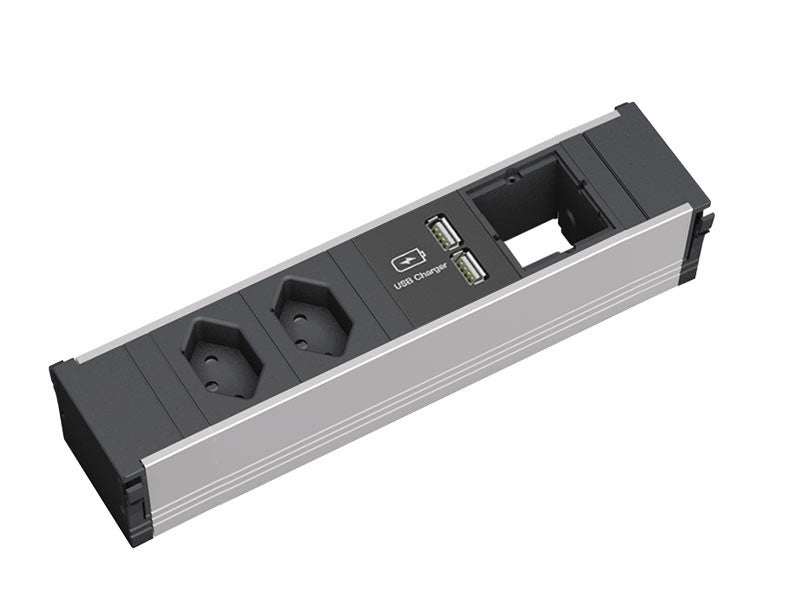 Bachmann CONI Einbau-Anschlussfeld, 2× T13, 2× USB, 0,2 m, Stecker GST18