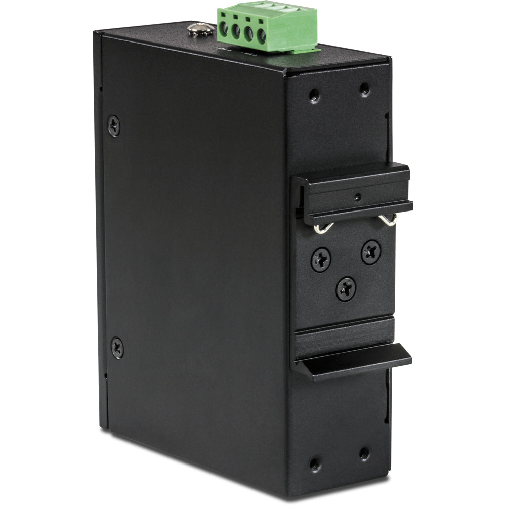 TRENDnet TI-IG90 PoE-Injektor – Gigabit Ethernet, 1× PoE (90 W, IEEE 802.3bt), Hutschiene, IP30, bis 100 m