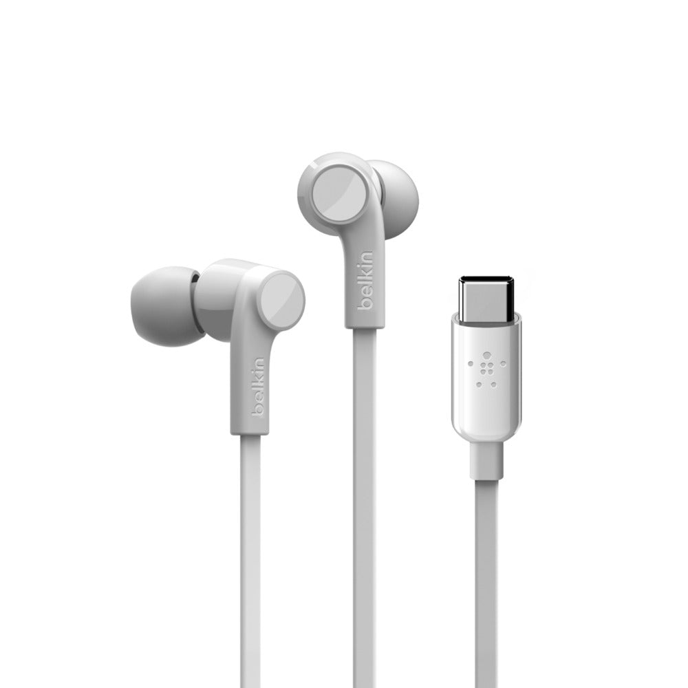 Belkin Rockstar – In-Ear Kopfhörer – USB-C – Weiss