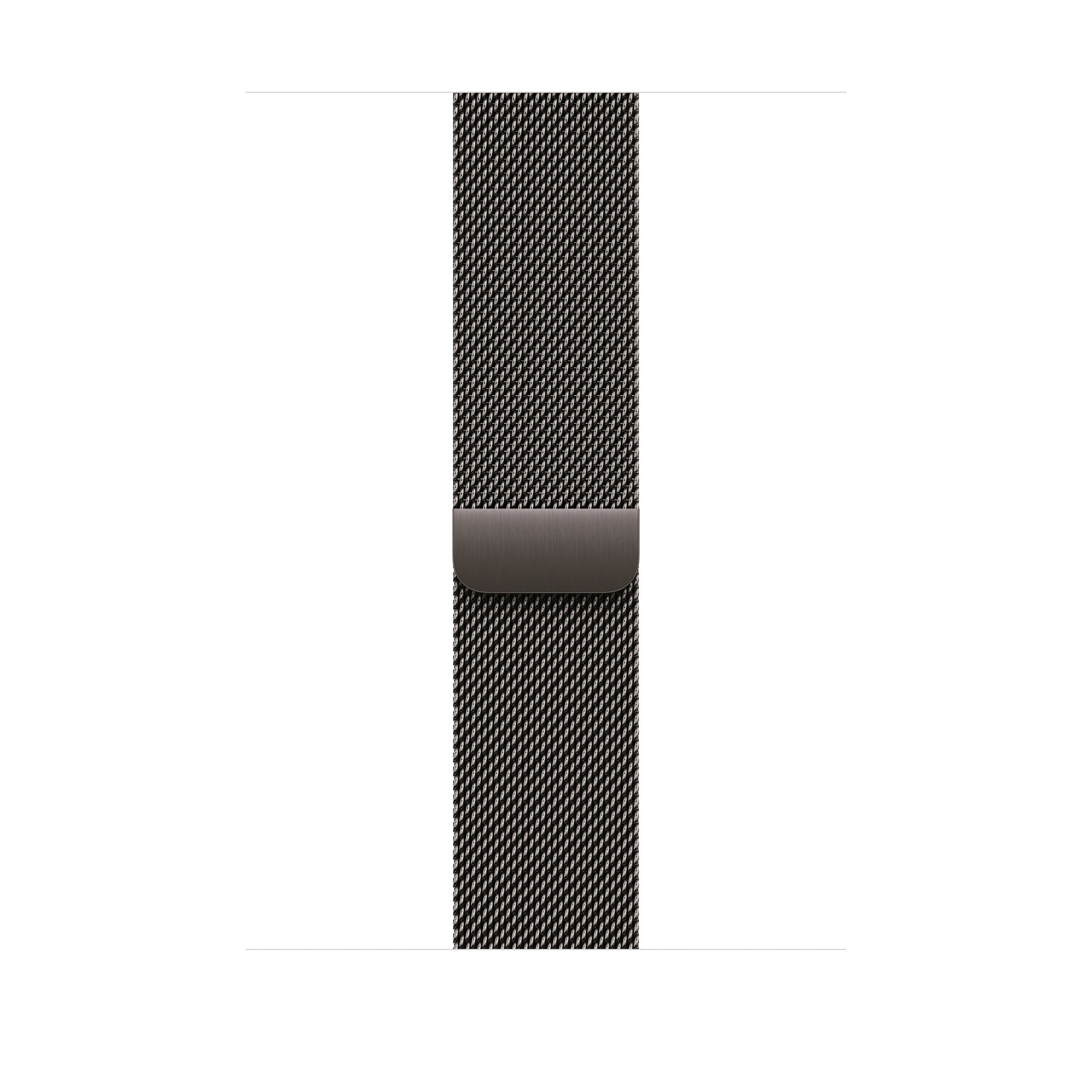 Apple Milanese Loop – Armband – für Apple Watch 46 mm, Dunkelgrau, M/L, Edelstahl