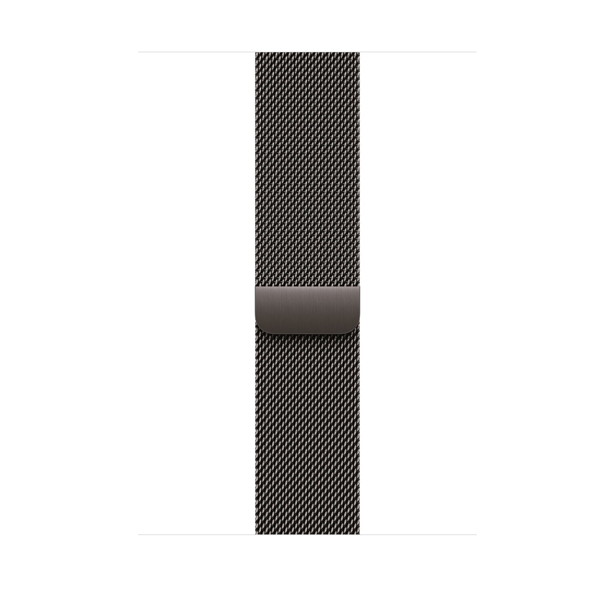 Apple Milanese Loop – Armband – für Apple Watch 46 mm, Dunkelgrau, M/L, Edelstahl