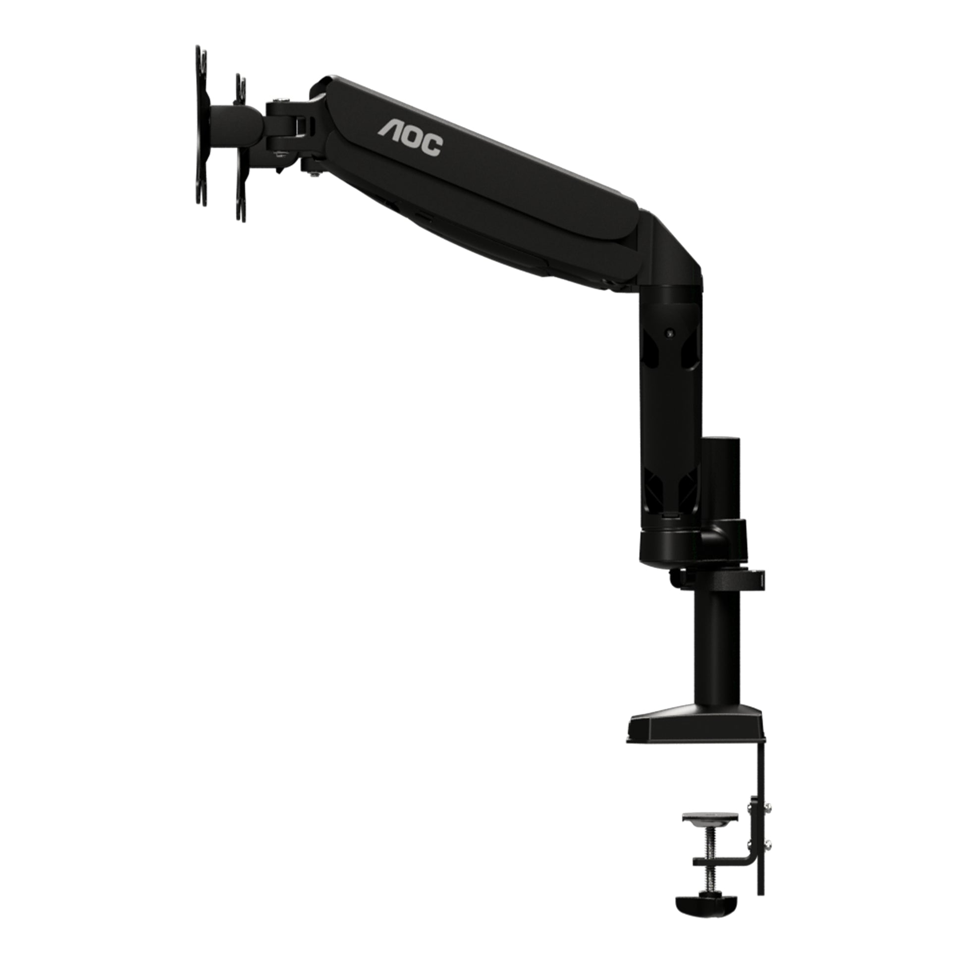 AOC AD110D0 – Tischhalterung, Dual, Tischklemme/Tischdurchführung, bis 27", VESA 100 × 100 mm, 9 kg, Schwarz