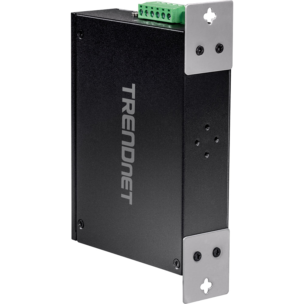 TRENDnet TI-PE80 – Unmanaged Switch – 8× Fast Ethernet, PoE+ (8×), PoE-Budget 200 W, DIN-Schiene