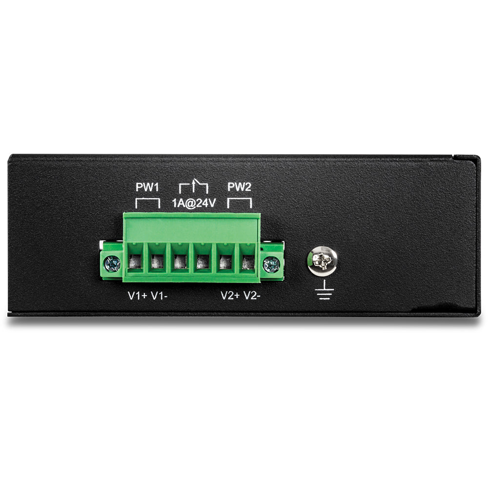 TRENDnet TI-PE80 – Unmanaged Switch – 8× Fast Ethernet, PoE+ (8×), PoE-Budget 200 W, DIN-Schiene