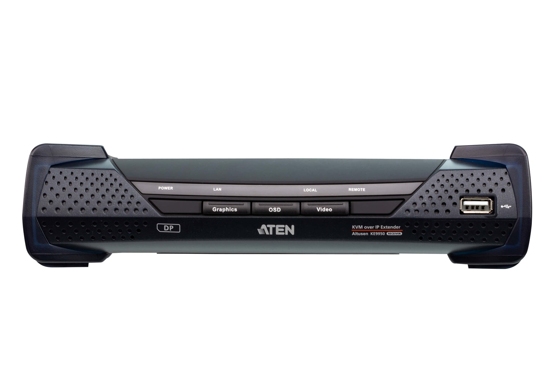 ATEN KE9950R KVM-over-IP Empfänger – DisplayPort, 4K (3840 × 2160) @ 30 Hz, bis 10 km (Cat5e), rackfähig