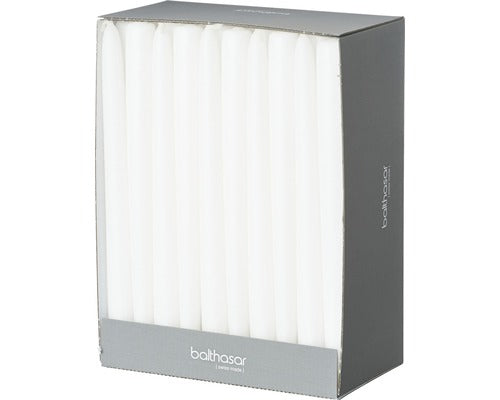 Balthasar Etoilekerze – Ø 2,2 × 24 cm – weiss, 50 Stück