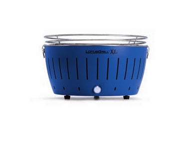 LotusGrill Tischgrill G435 U BL – 40,5 cm Kochfläche, Holzkohle – Tiefblau