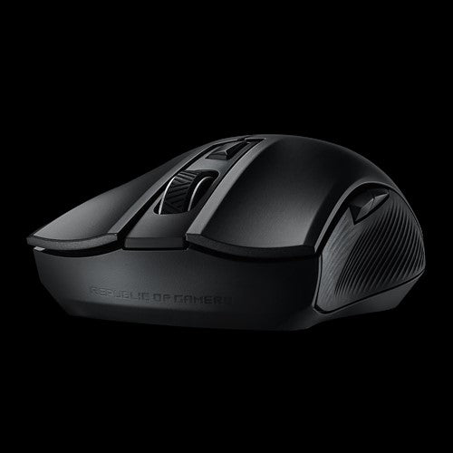 ASUS ROG STRIX CARRY – Gaming-Maus – Kabellos (Bluetooth/2,4 GHz), 7200 DPI, Rechts, Schwarz