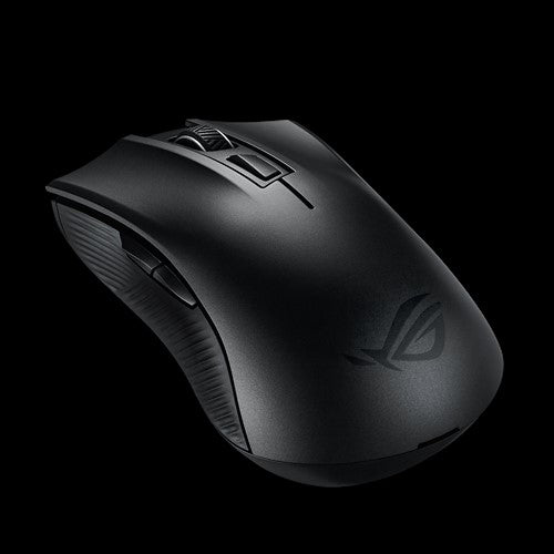 ASUS ROG STRIX CARRY – Gaming-Maus – Kabellos (Bluetooth/2,4 GHz), 7200 DPI, Rechts, Schwarz