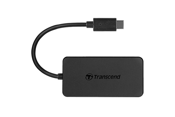 Transcend HUB2C USB-Hub – USB-C, 4× USB-A, für Windows/Mac/Linux