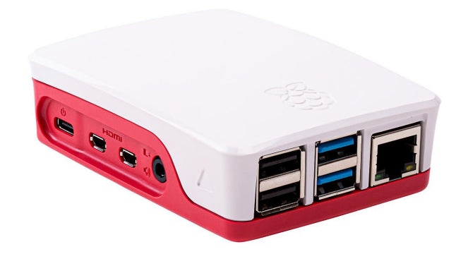 Raspberry Pi Hülle – 1876751, ABS, 71×89×26 mm, für Raspberry Pi, Rot/Weiss