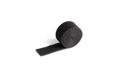 Durable Klett-Kabelbinder – 3 mm × 1,00 m, Kunststoff, Schwarz, zuschneidbar
