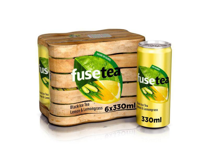 Fusetea Eistee Zitrone & Zitronengras – 6 × 330 ml
