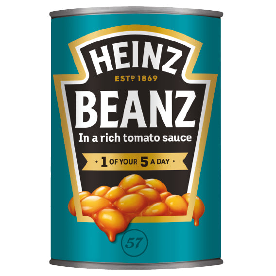 Heinz Weisse Bohnen in Tomatensauce, vegetarisch – 415 g