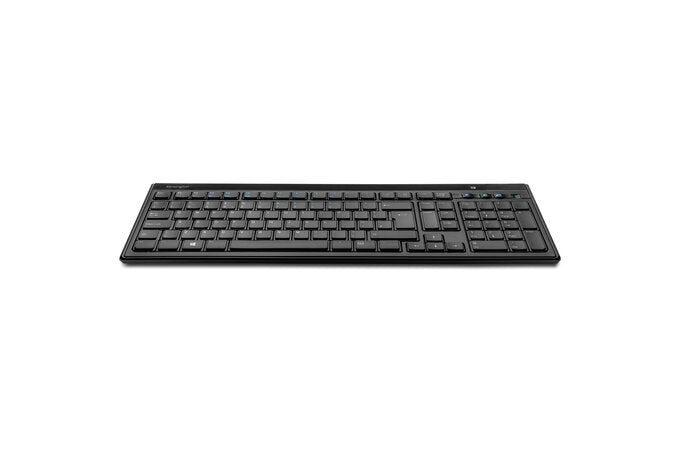 Kensington AdvanceFit – Tastatur, kabellos, UK-Layout (EN), Schwarz
