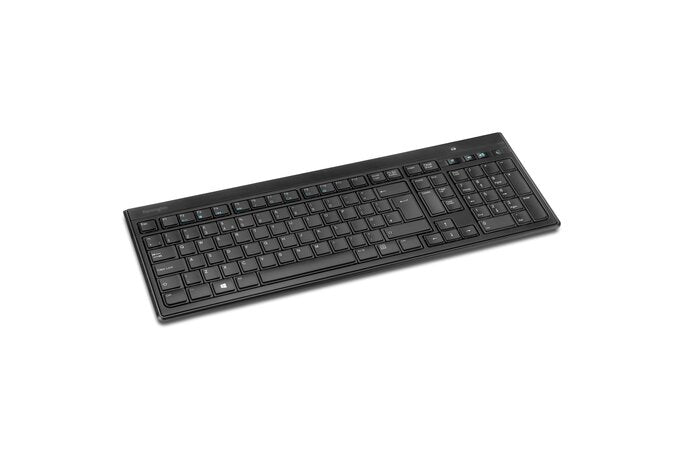 Kensington AdvanceFit – Tastatur, kabellos, UK-Layout (EN), Schwarz