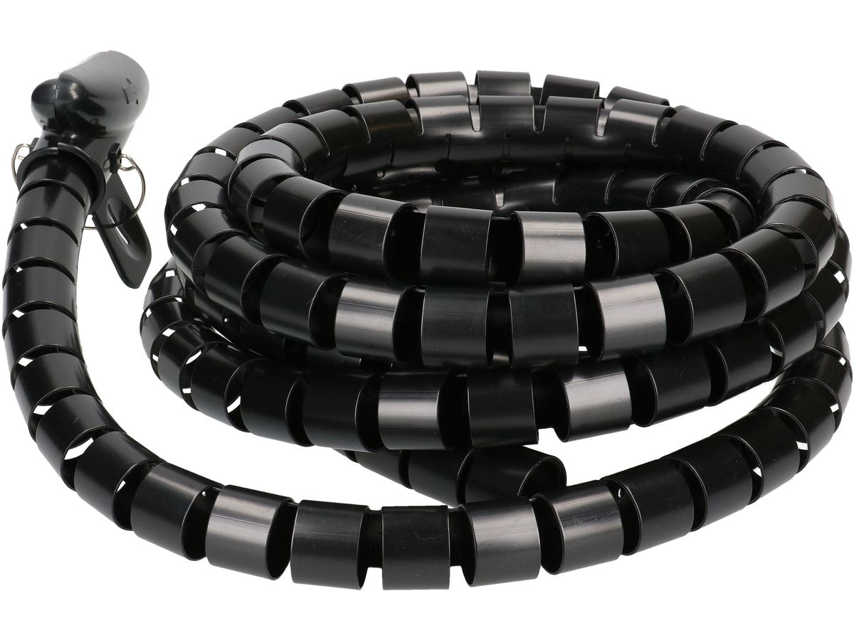Max Hauri AG Max Hauri Kabelschlauch – Ø 20 mm – 3 m – Kunststoff – Schwarz