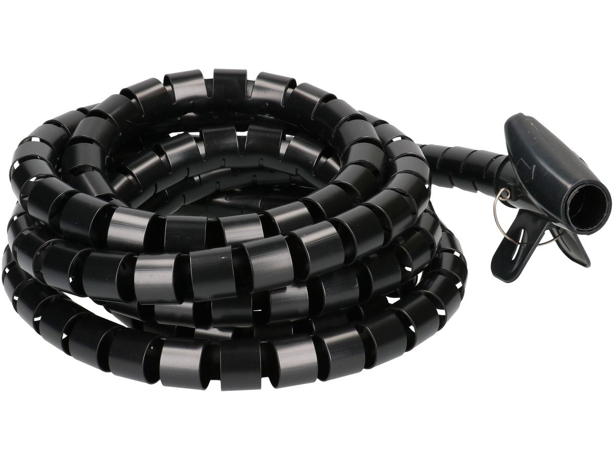 Max Hauri AG Max Hauri Kabelschlauch – Ø 20 mm – 3 m – Kunststoff – Schwarz