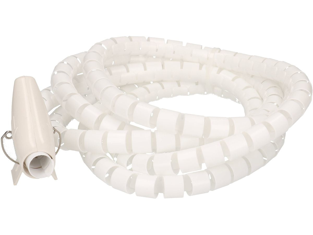 Max Hauri AG Max Hauri Kabelschlauch, Ø 20 mm × 3 m, inkl. Einführhilfe – weiss