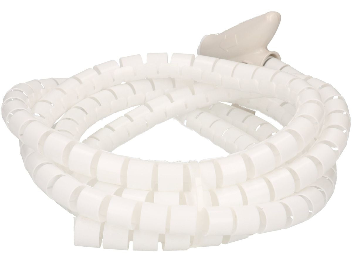 Max Hauri AG Max Hauri Kabelschlauch, Ø 20 mm × 3 m, inkl. Einführhilfe – weiss
