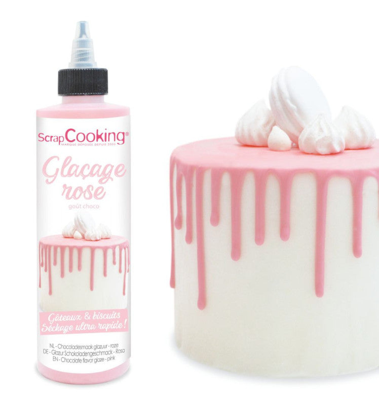 ScrapCooking Zuckerguss, Schokoladengeschmack, Tube – 130 g