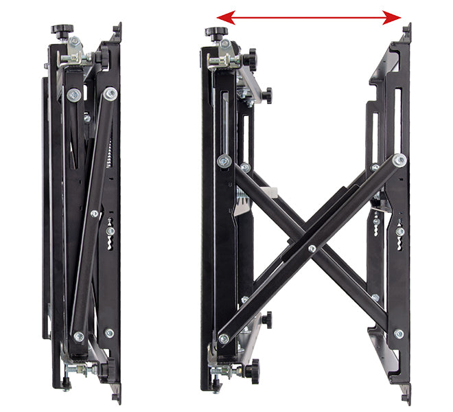 B-Tech Wandhalterung, ausziehbar, für 42", bis 125 kg