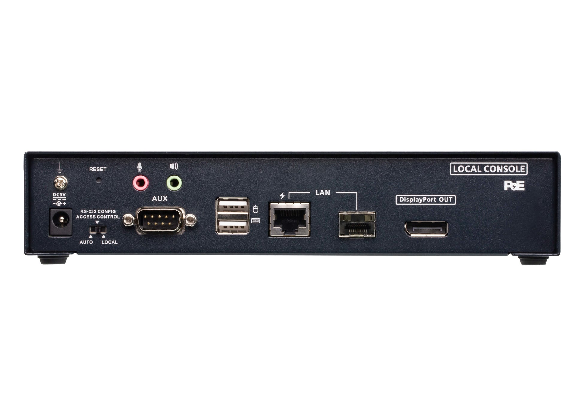 ATEN KE9952T KVM-over-IP Extender (Sender) DisplayPort – 4K (3840 × 2160) @ 30 Hz, PoE, 1× DP, 1× RJ-45