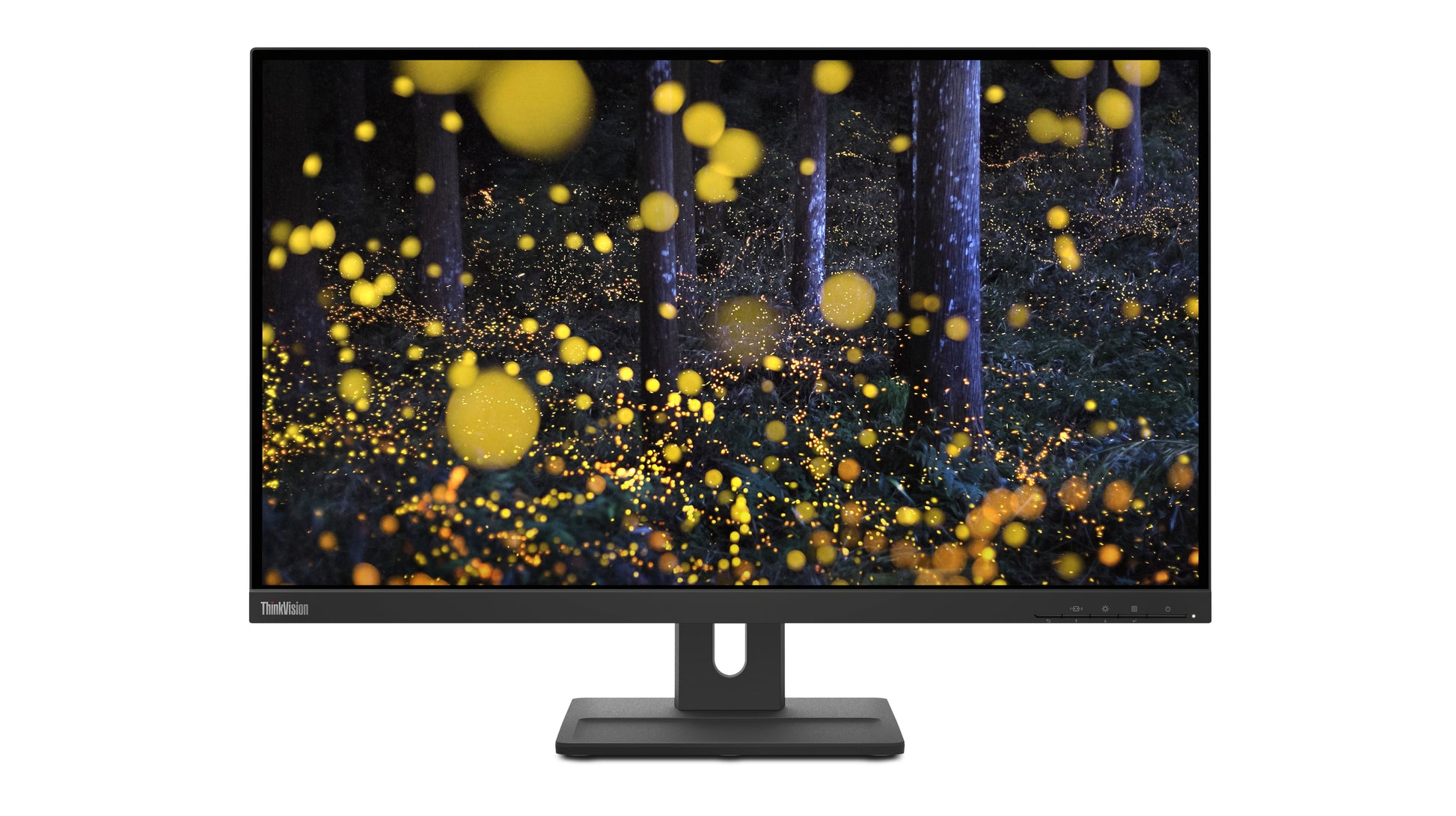 Lenovo ThinkVision E27q-20 – Monitor, 27" WQHD (2560 × 1440), IPS, 75 Hz, 350 cd/m², VESA 100 × 100, Schwarz