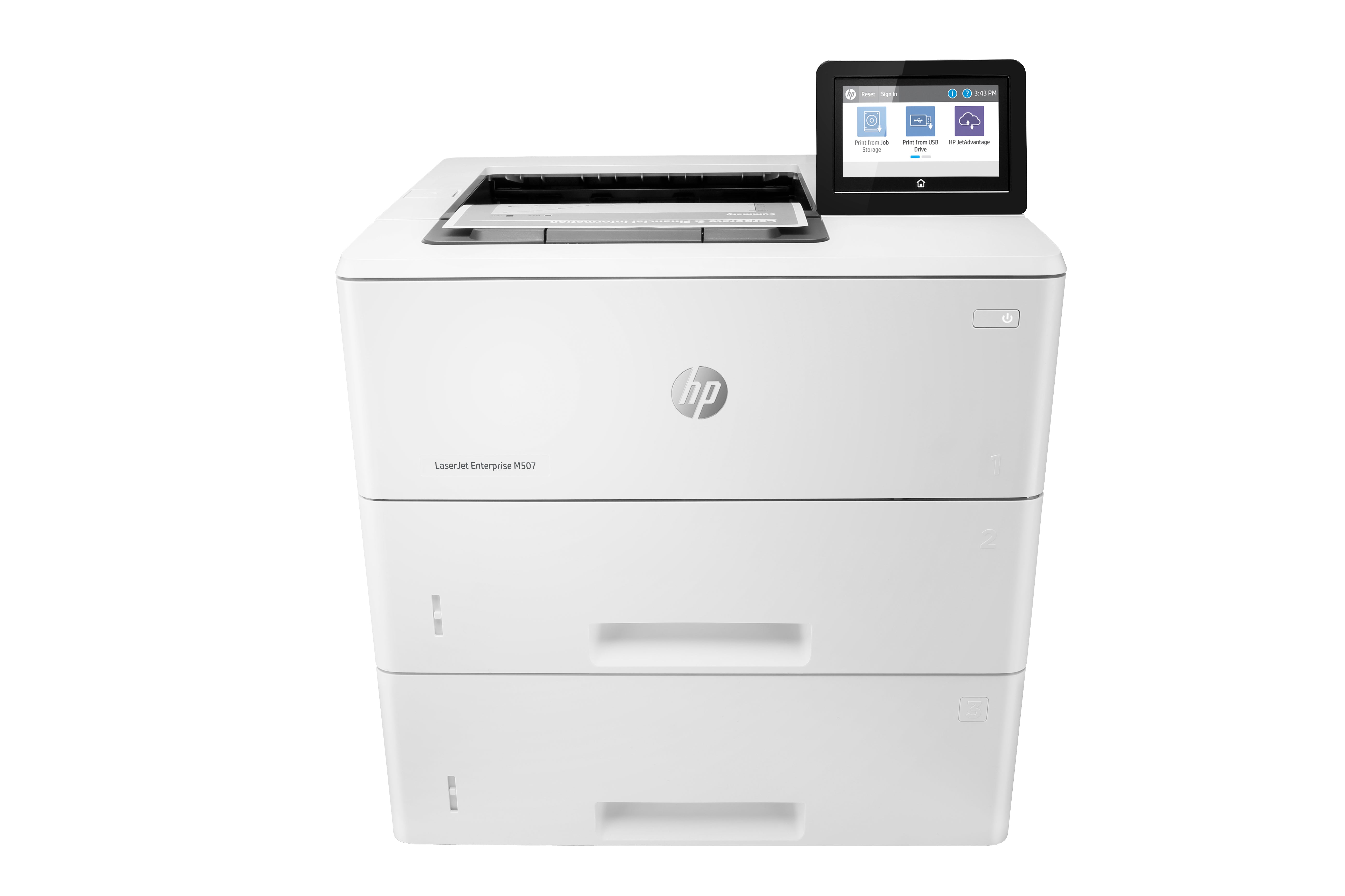 HP LaserJet Enterprise M507X – A4, Duplex, 43 S./Min., LAN