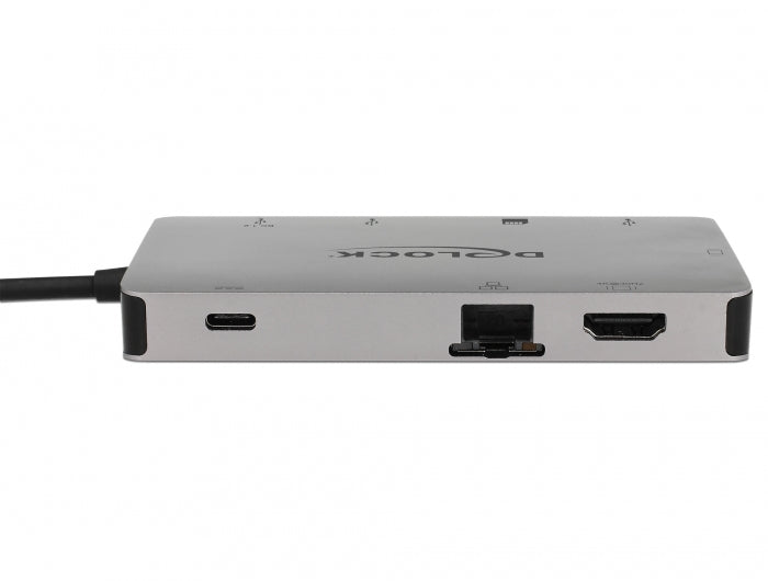 DeLOCK 87735 Dockingstation – USB-C, 1× HDMI, 1× VGA, 2× USB-A, GbE, SD, für Windows/Mac/Linux