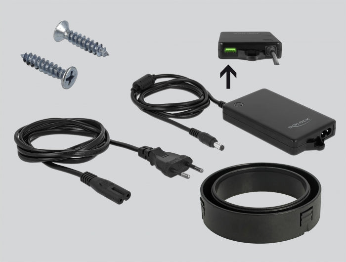 DeLOCK 64065 – USB-C, 2× USB-A, Weiss