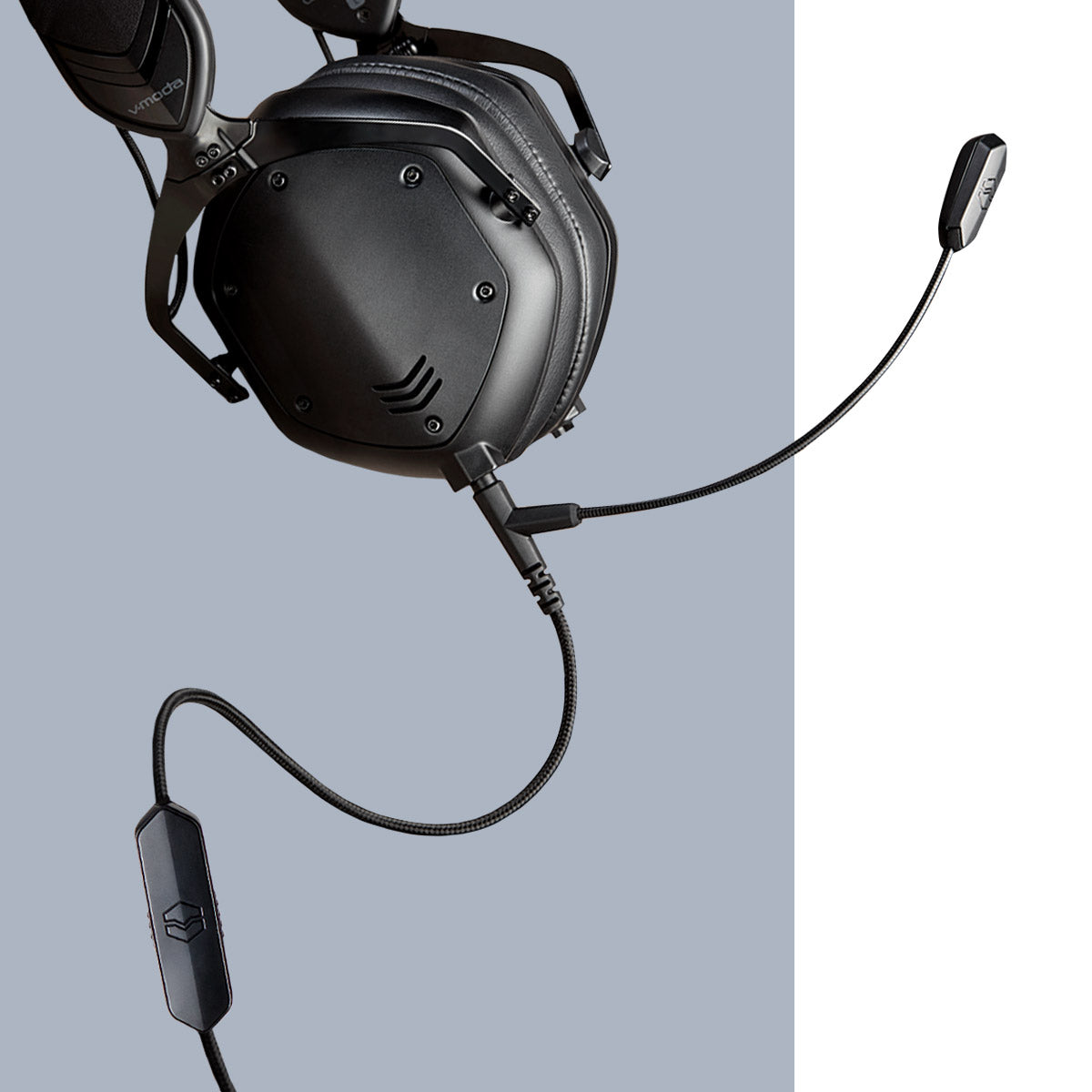 V-MODA BOOM PRO X – Kontakt-Mikrofon – für Kopfhörer – 3,5 mm, 2 m, Stummschaltung – schwarz