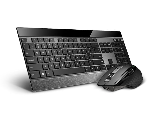 Rapoo 9900M – Tastatur, kabellos (Bluetooth/2,4 GHz), CH-Layout (DE-CH), Fullsize (mit Ziffernblock), Scissor
