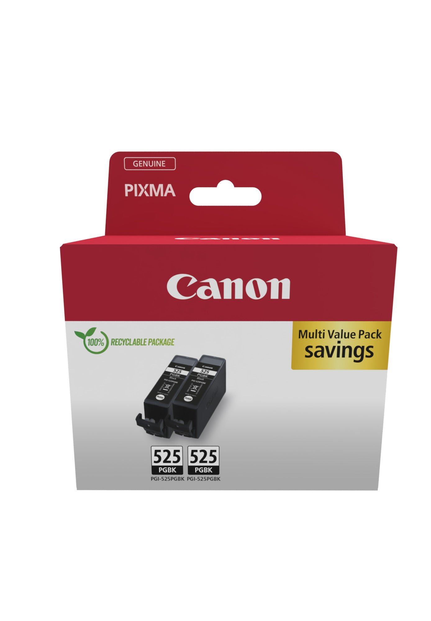 Canon Tintenpatrone – PGI-525, PIXMA iP4850 kompatibel, Twin Pack