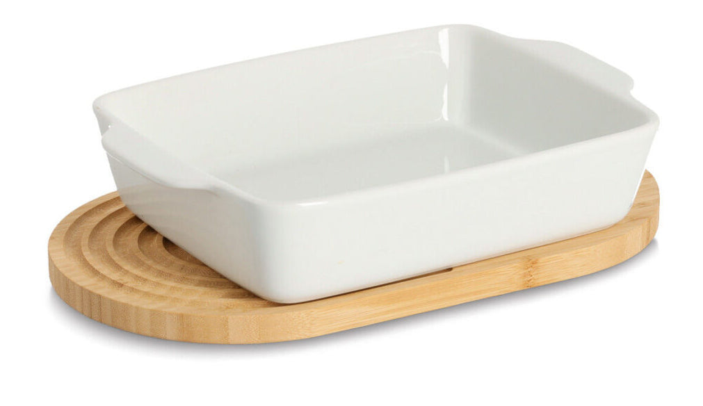 Zeller Present Teekannen-Untersatz Bambus, 20 × 35 × 1,5 cm, braun