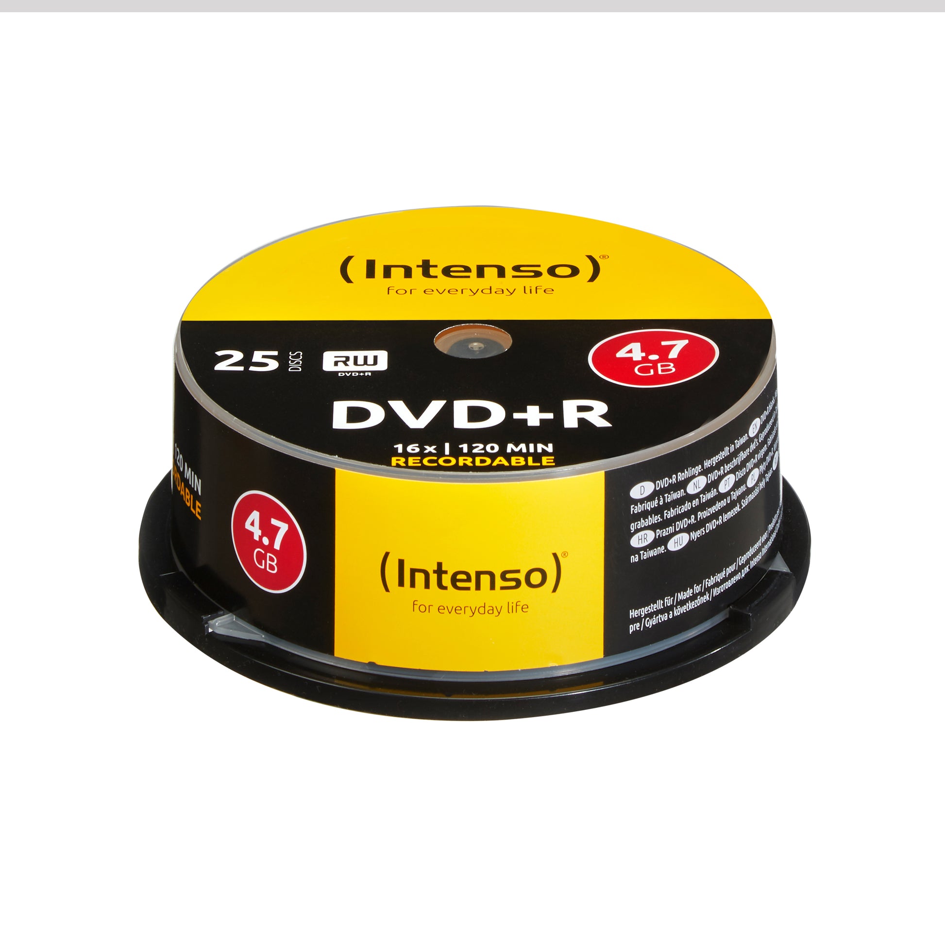Intenso DVD+R 4,7 GB – 16×, 25er Pack