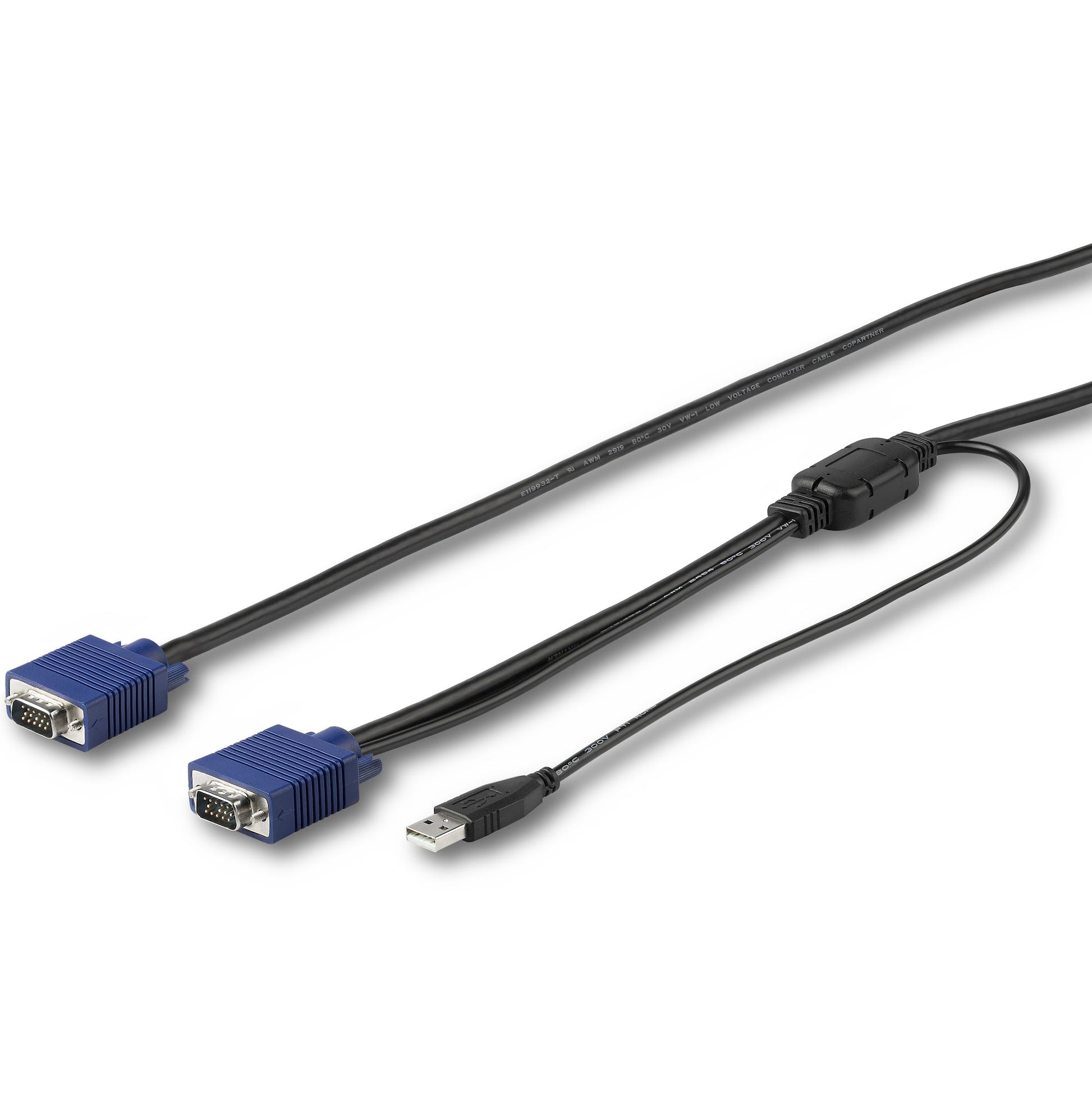 StarTech.com KVM-Kabelsatz USB 2.0 1920×1200 – 1,8 m – für Rackmount-Konsolen