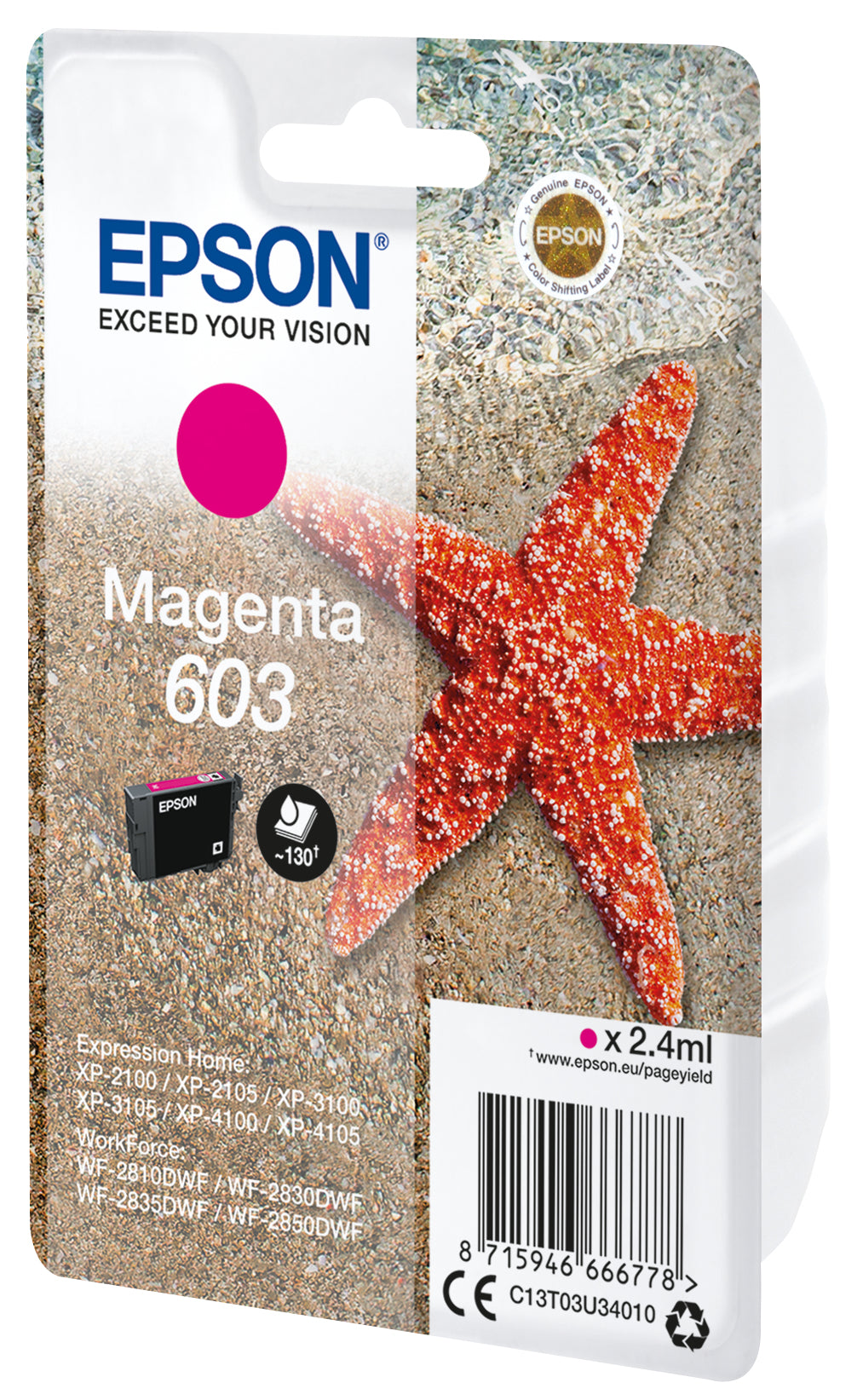 Epson Tintenpatrone 603, Magenta